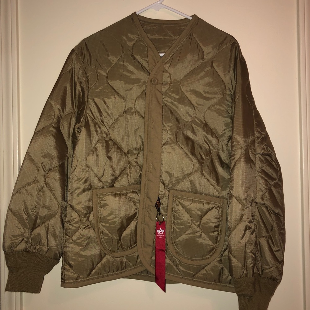 Dtlr gold bomber jacket